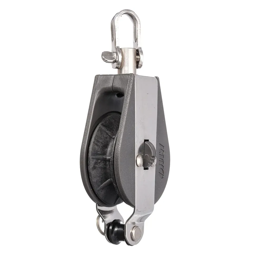 RWO R5432G poulie winch simple ringot 45 mm grise