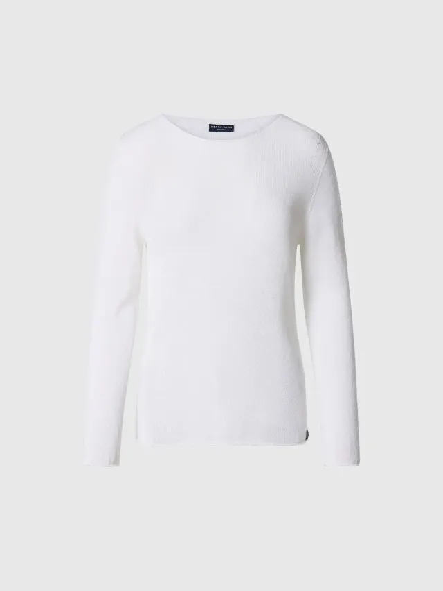 North Sails Seamless pull col bateau femme sans coutures