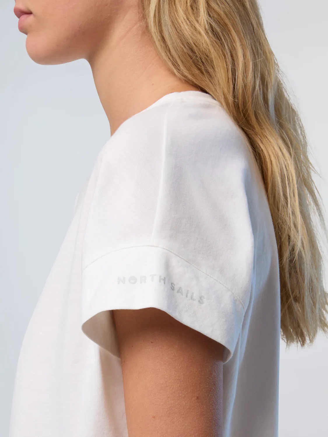 North Sails t-shirt slogan col rond jersey coton
