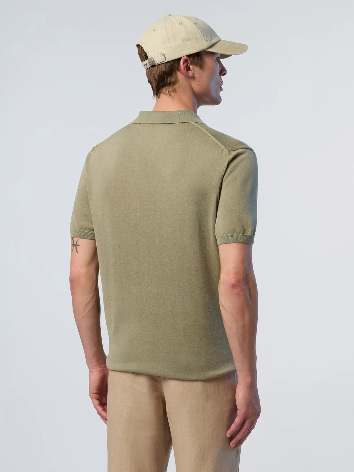 North Sails Washed polo coton bio délavé