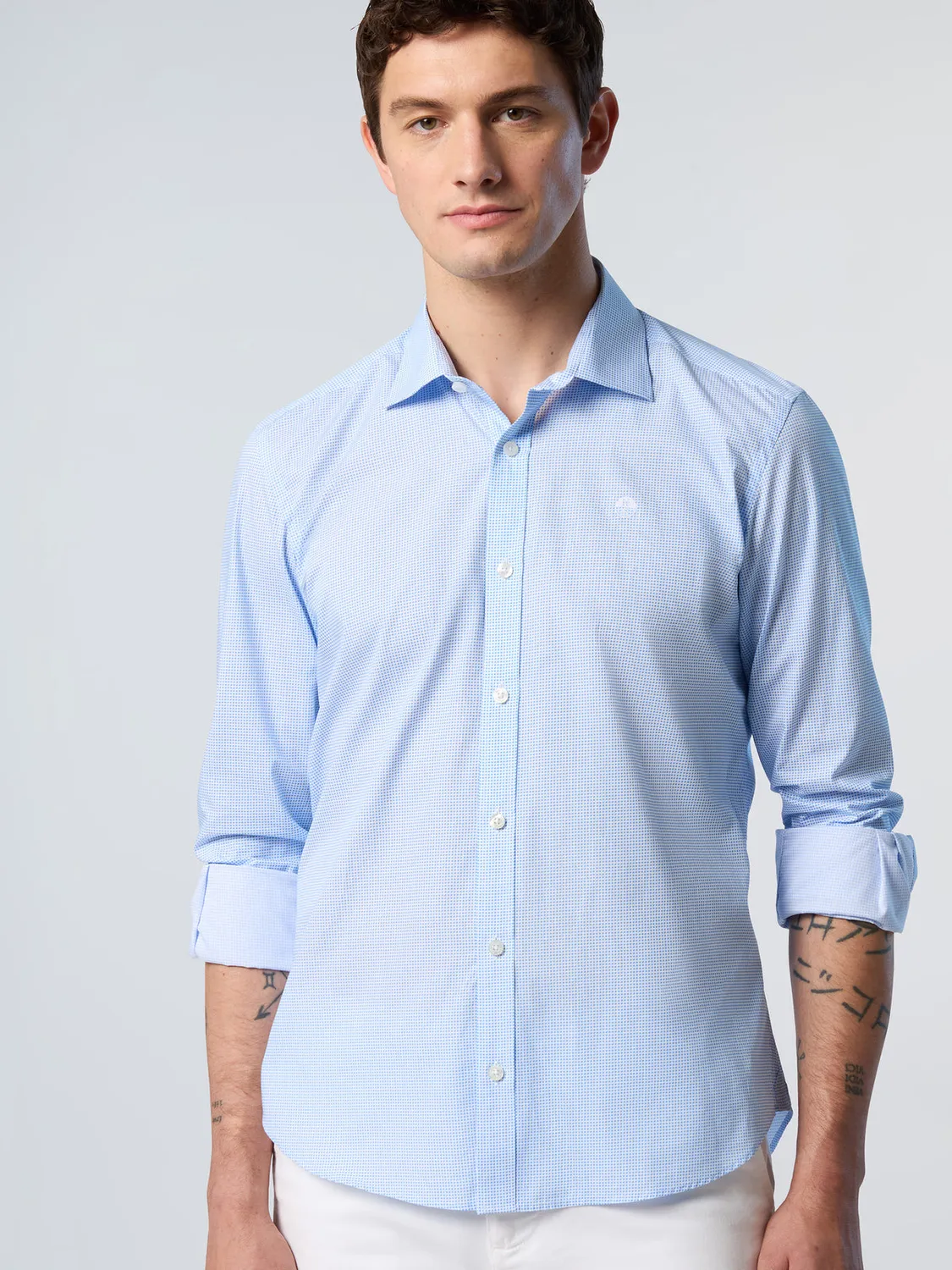 North Sails chemise popeline motifs coton homme