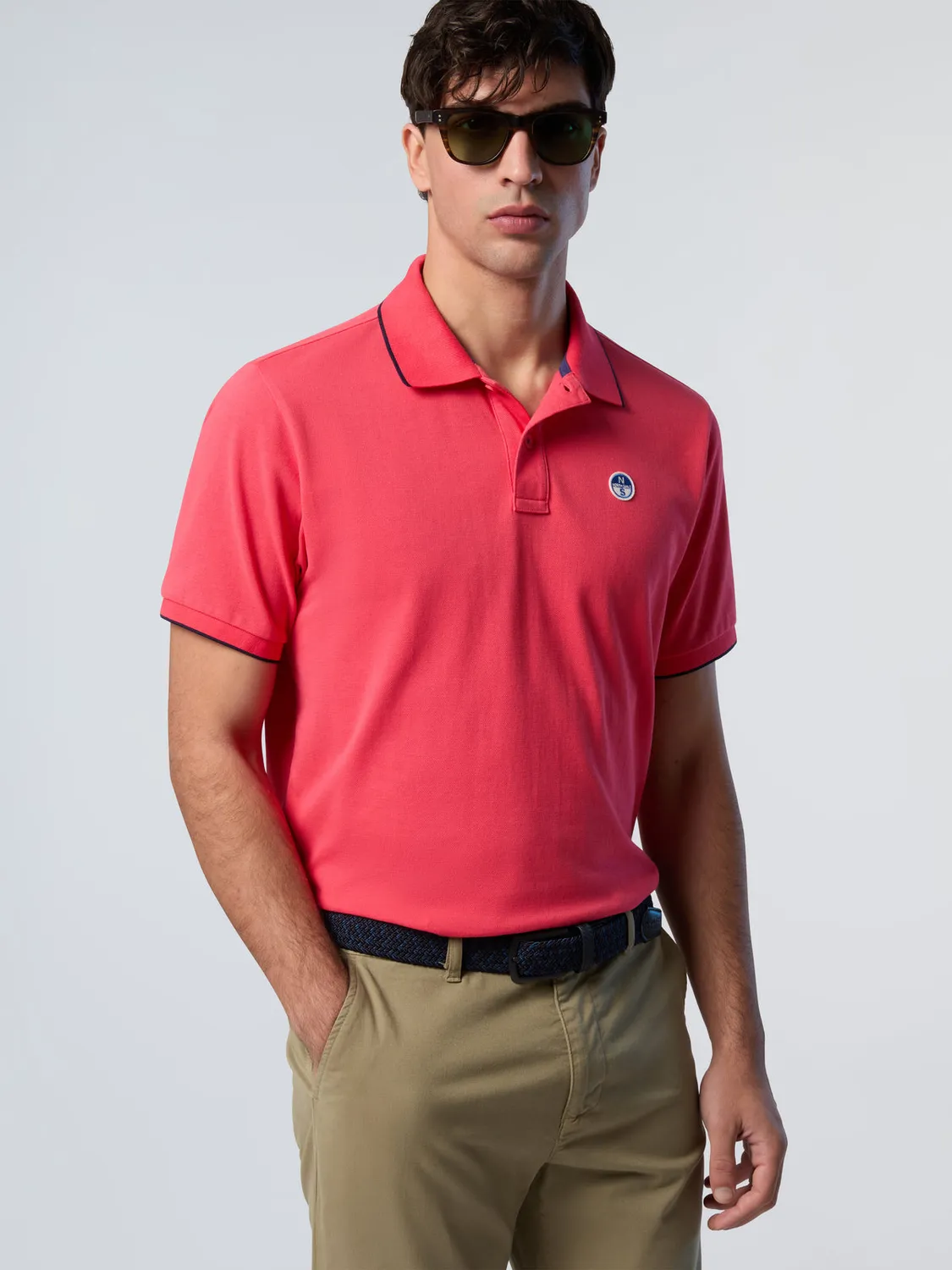 North Sails polo contrastes coton bio homme