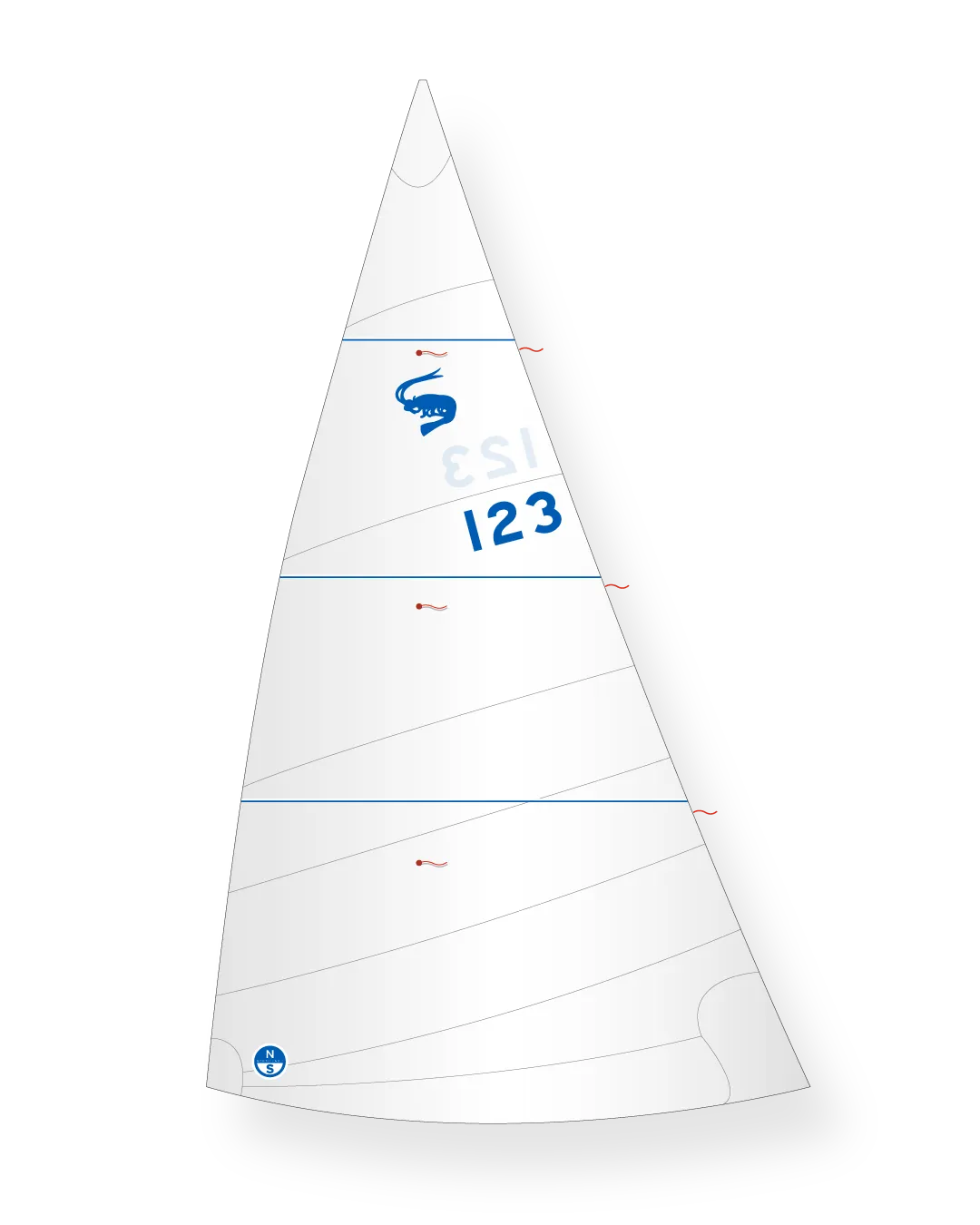 North Sails Cornish Shrimper CM-4 grand-voile 2 ris