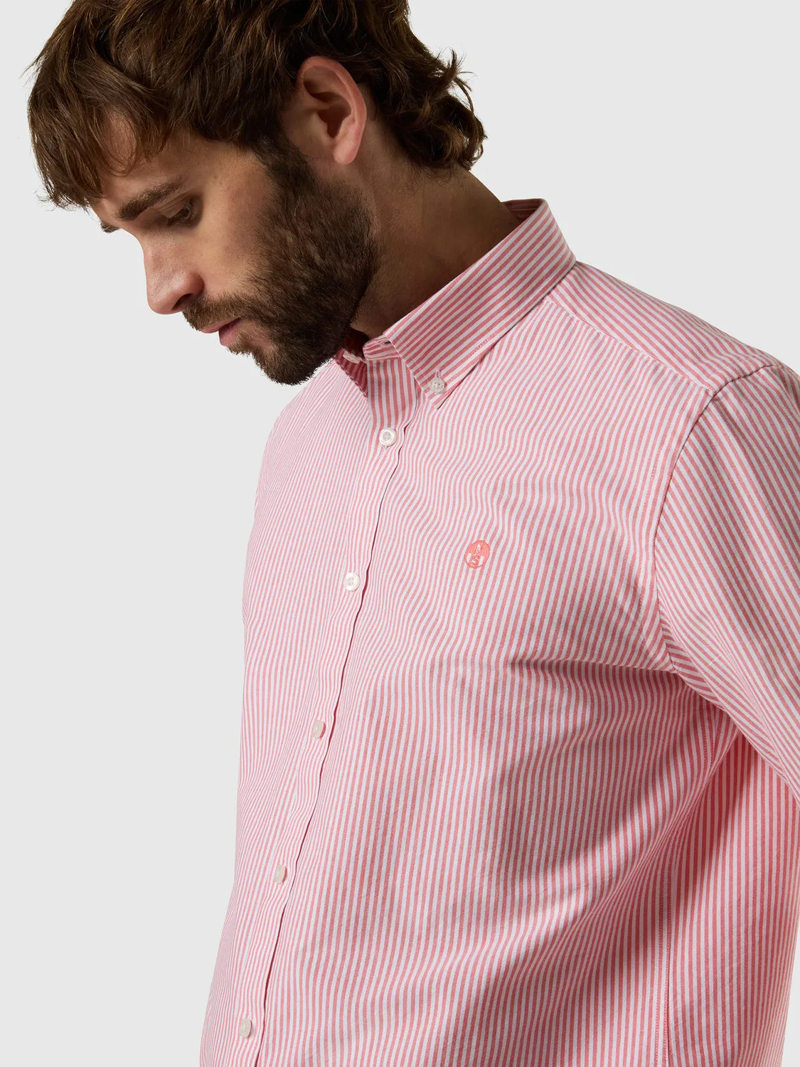 North Sails chemise Oxford rayée coton bio