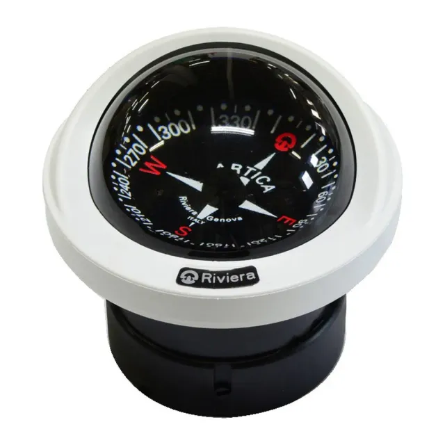 Riviera Artica Slim compas blanc 72 mm rose noire