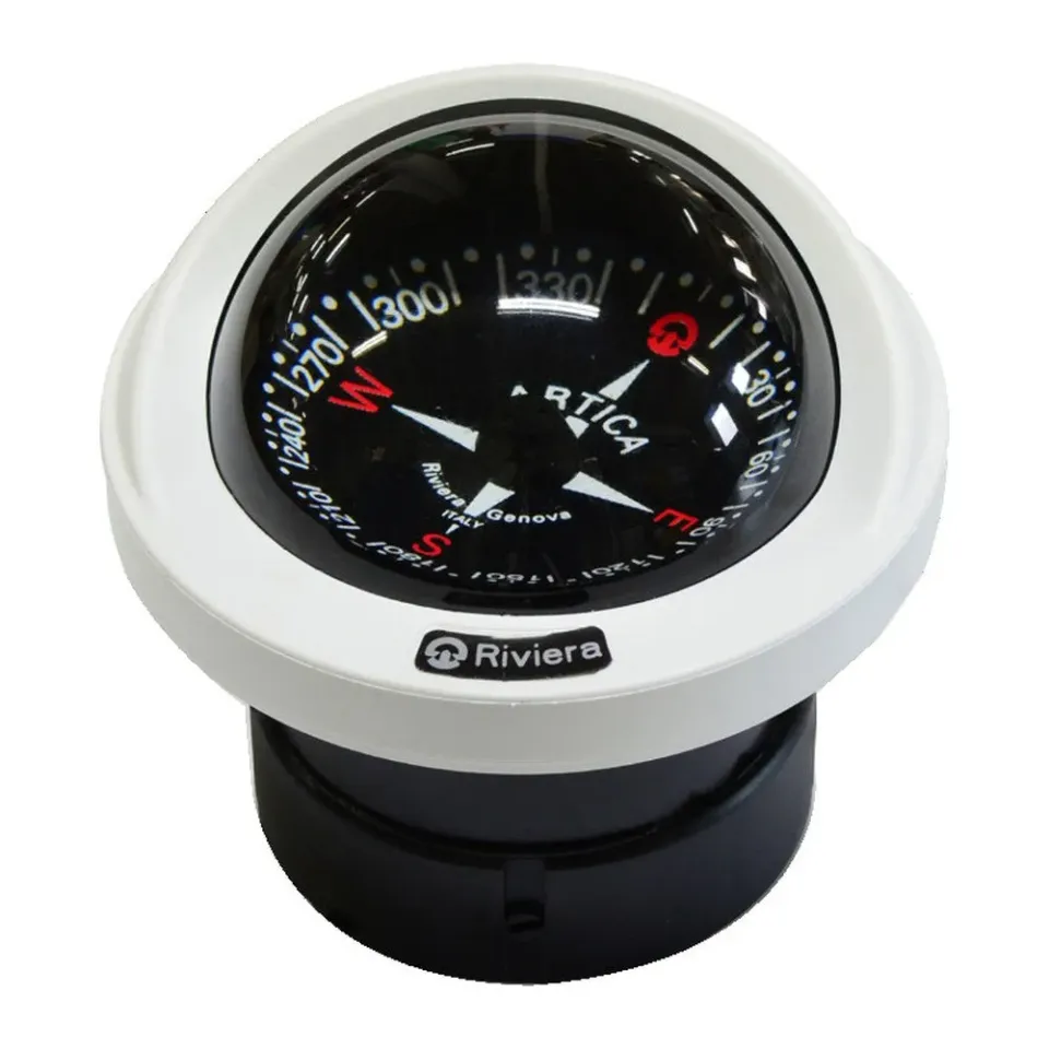 Riviera Artica Slim compas blanc 72 mm rose noire