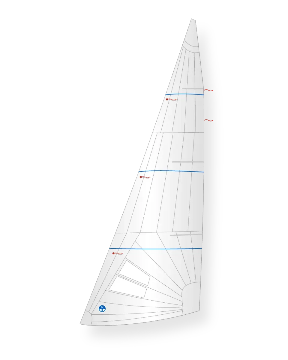 North Sails Star J-116 Full Radial foc régate eau plate