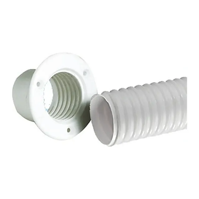 Osculati tuyau PVC gris spiralé rouleau 10 m