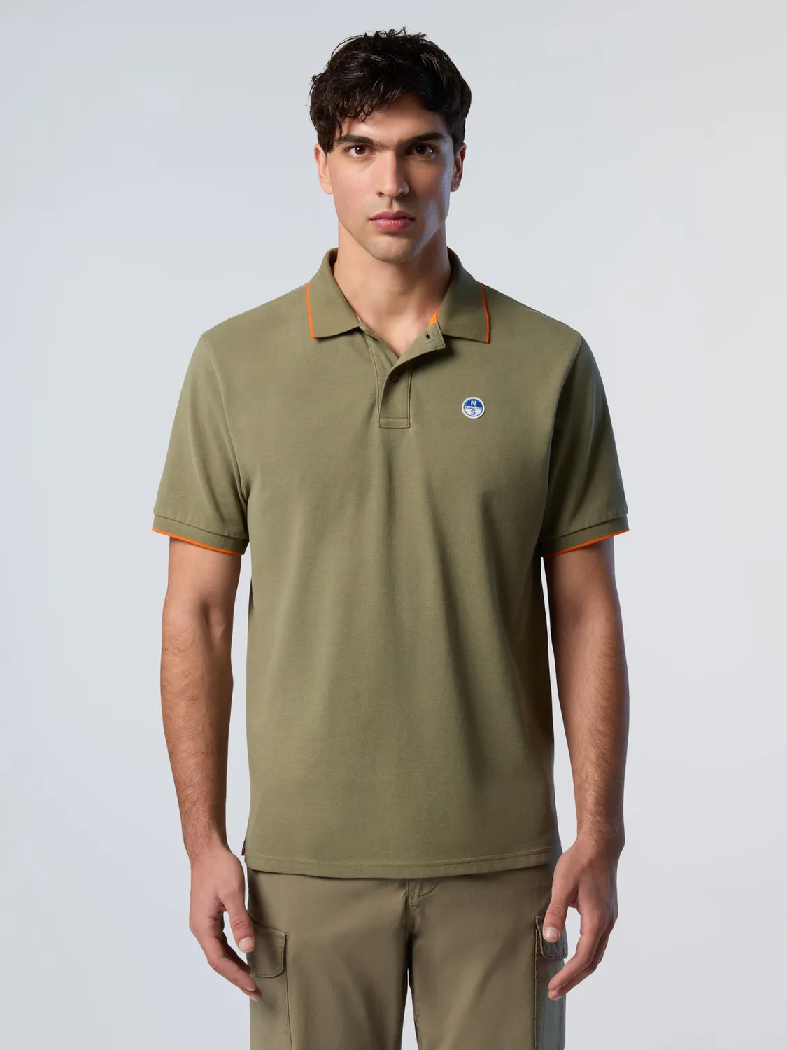 North Sails polo contrastes coton bio homme