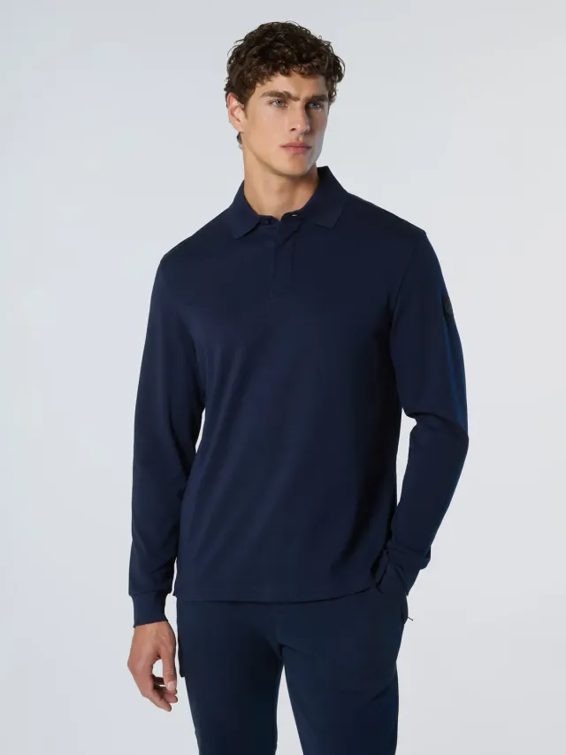 North Sails Interlock polo manches longues coton bio