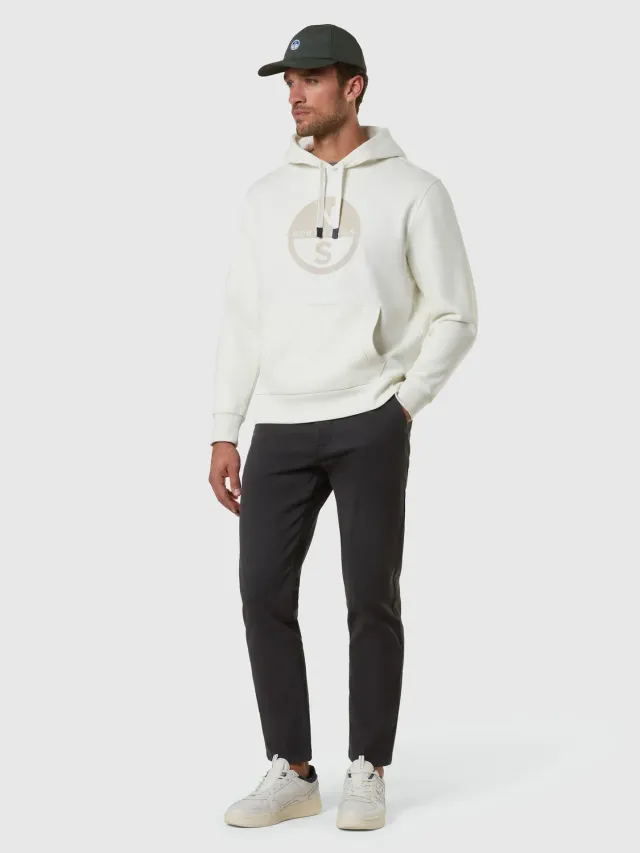 North Sails hoodie maxi logo homme molleton