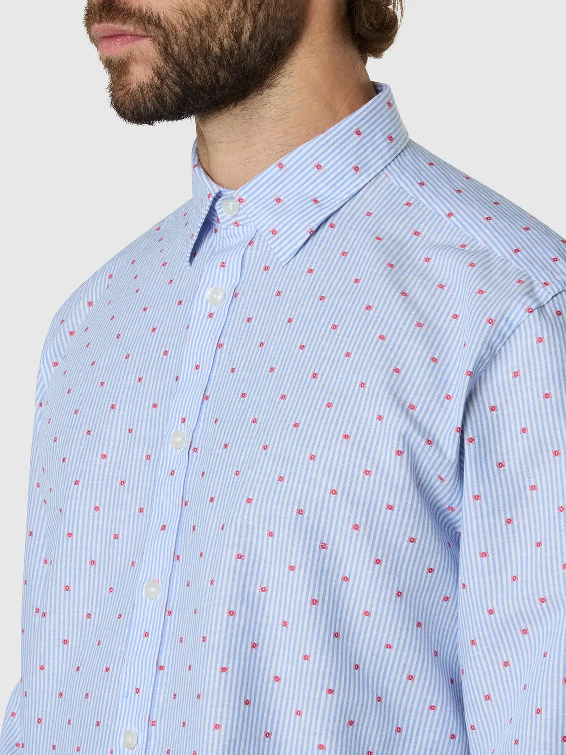 North Sails Fil coupé chemise lin coton bio été