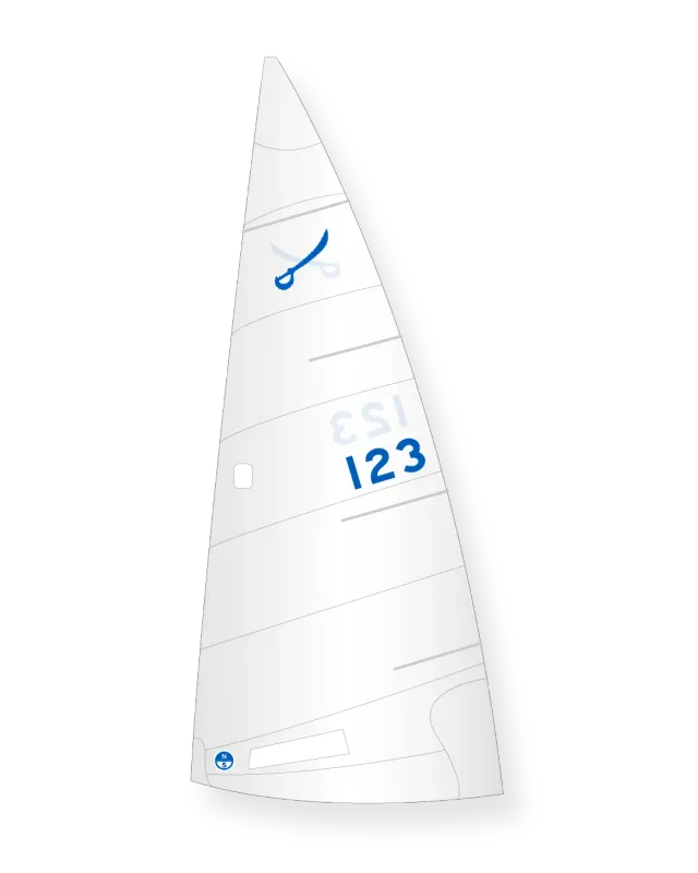North Sails Buccaneer grand-voile mât raide plate