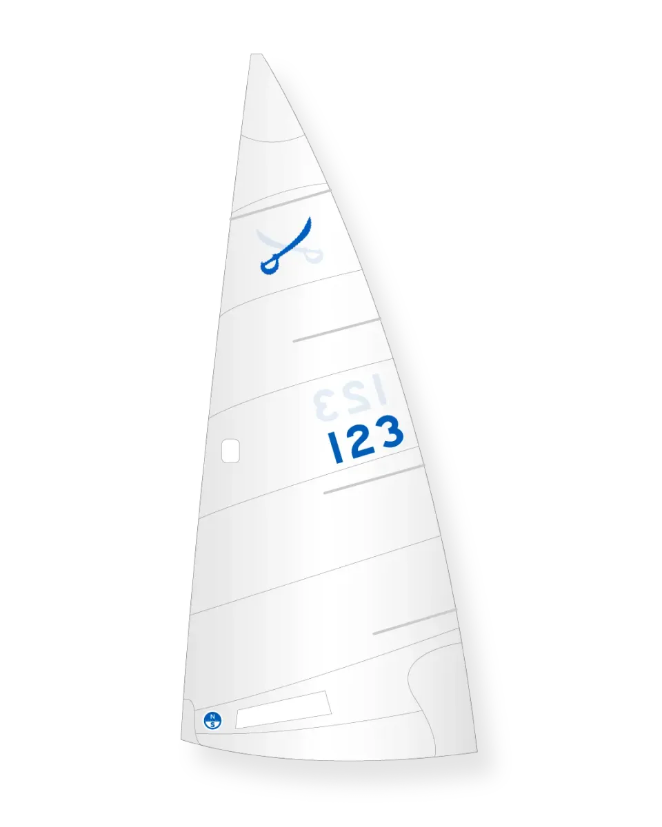 North Sails Buccaneer grand-voile mât raide plate