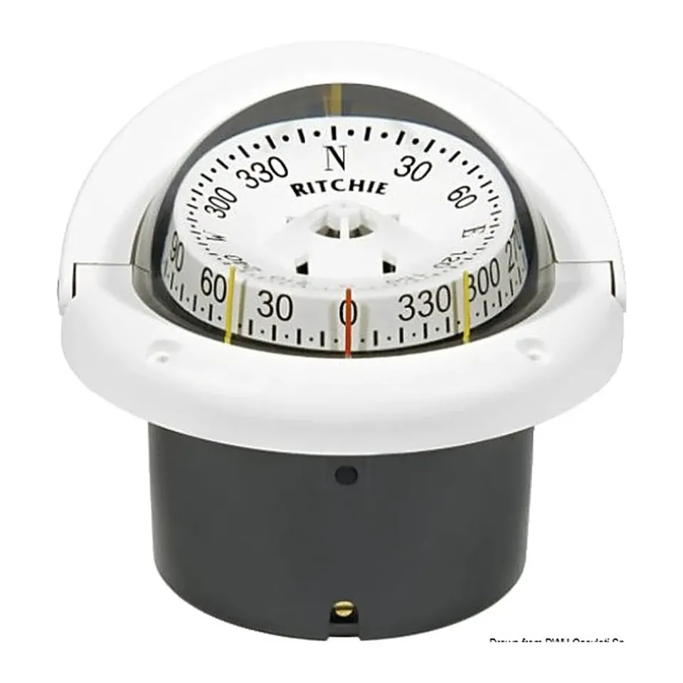 Ritchie Helmsman compas bateau blanc 3"3/4