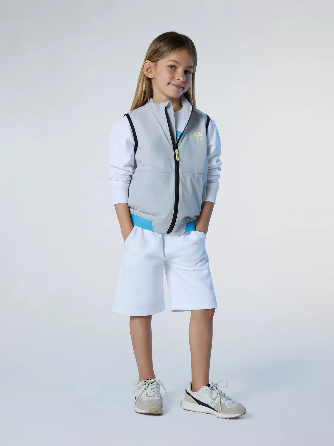 North Sails short sweat enfant coton bio patch logo