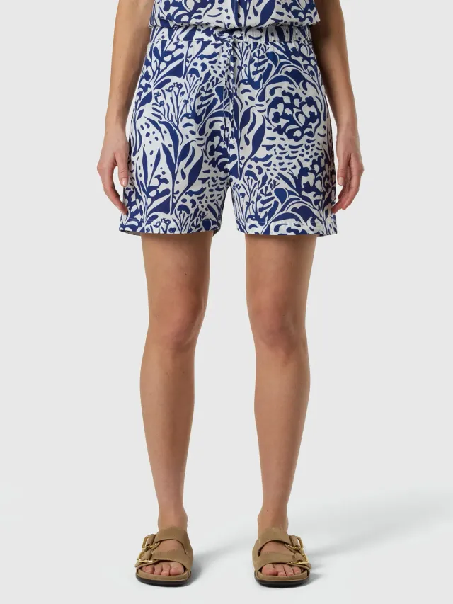 North Sails short mousseline coton imprimé corail