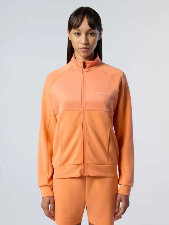 North Sails sweat zippé col montant modal shimmer