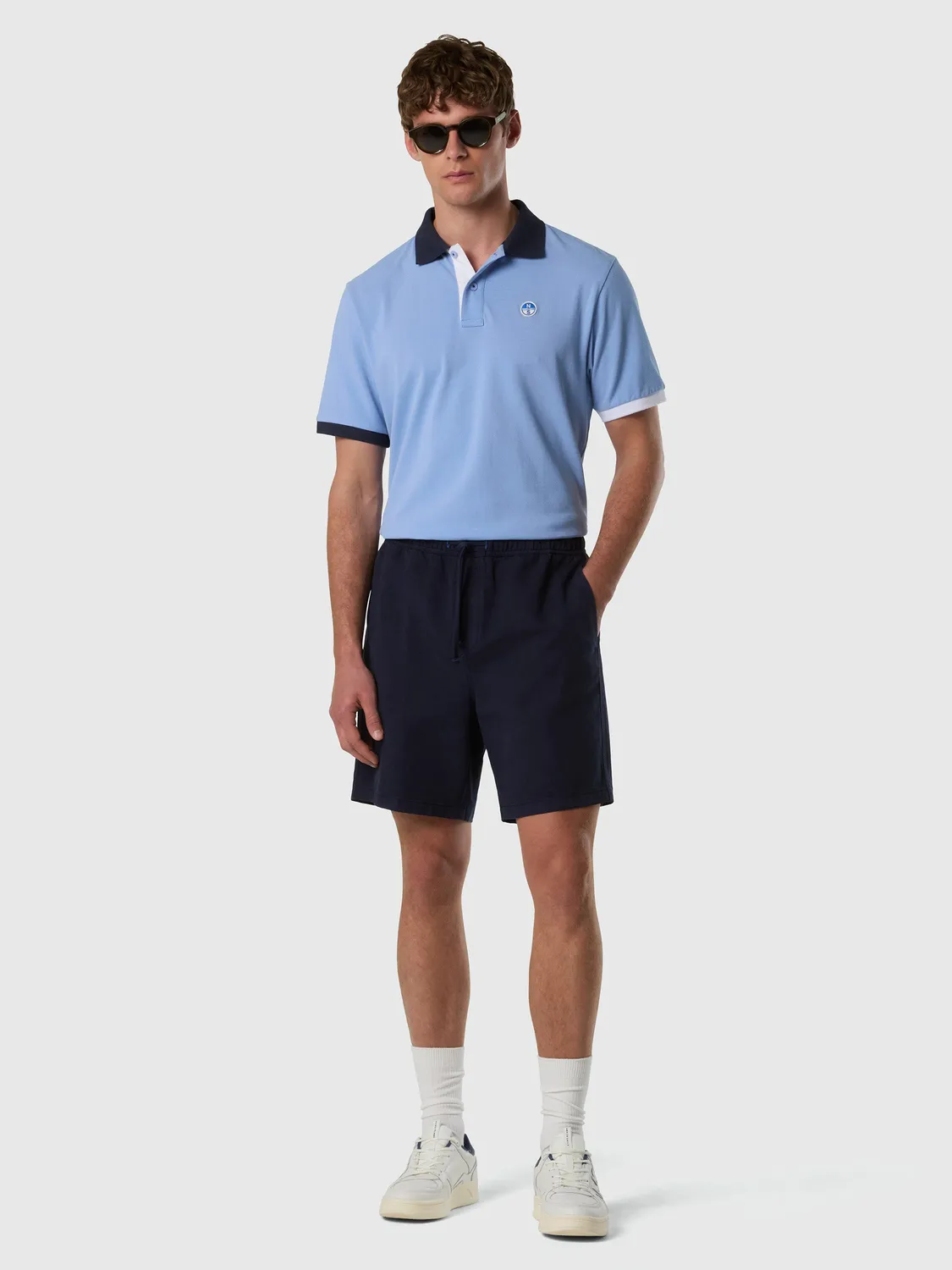 North Sails Resolute short homme beige élastique