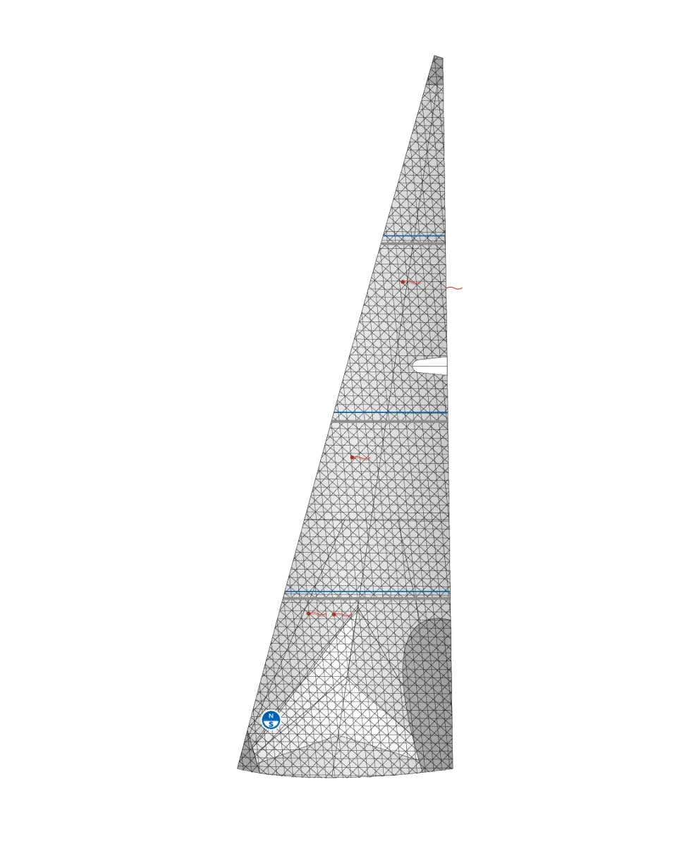 North Sails Tornado TJ-4 foc voile polyvalente