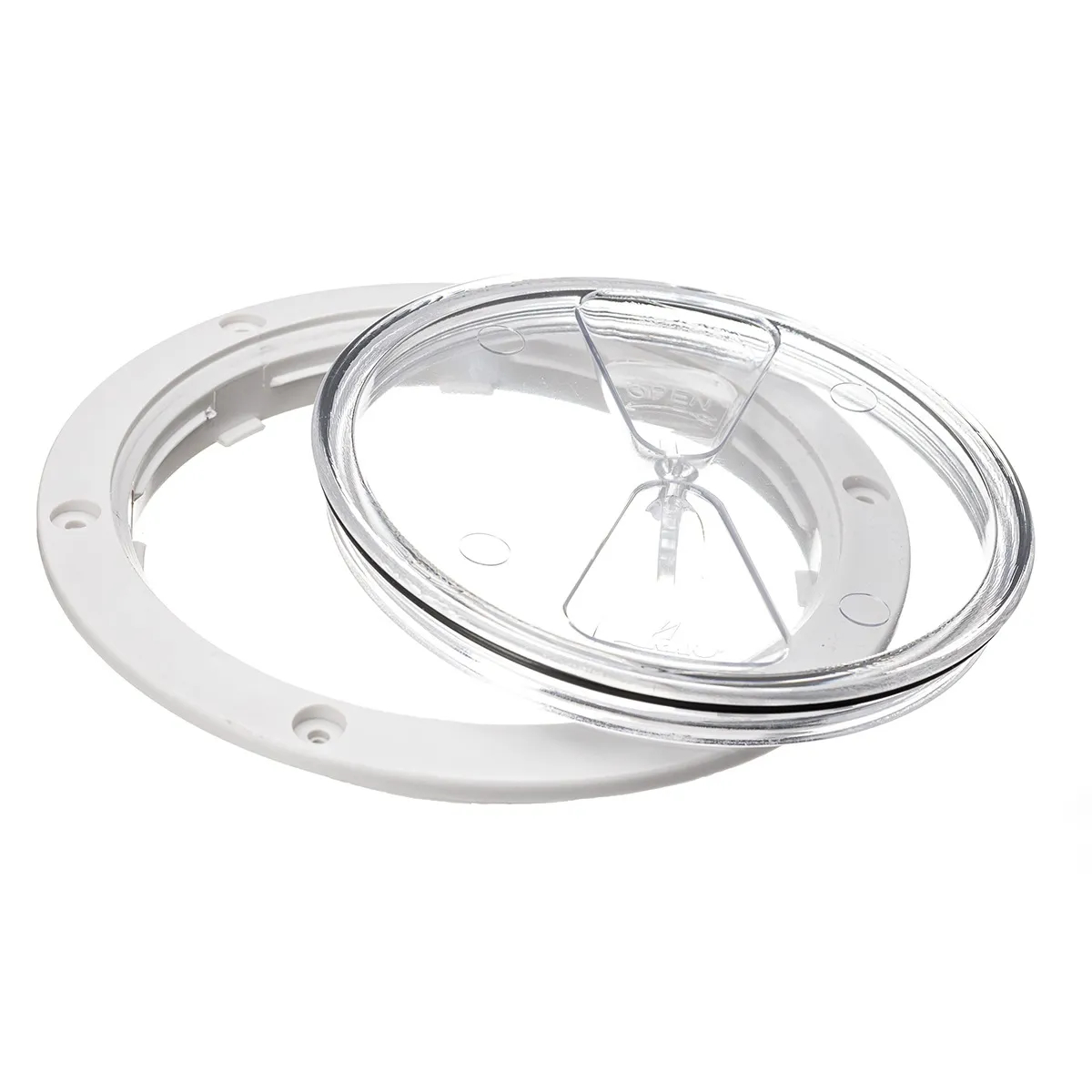 RWO R4053 trappe inspection 125 mm transparente