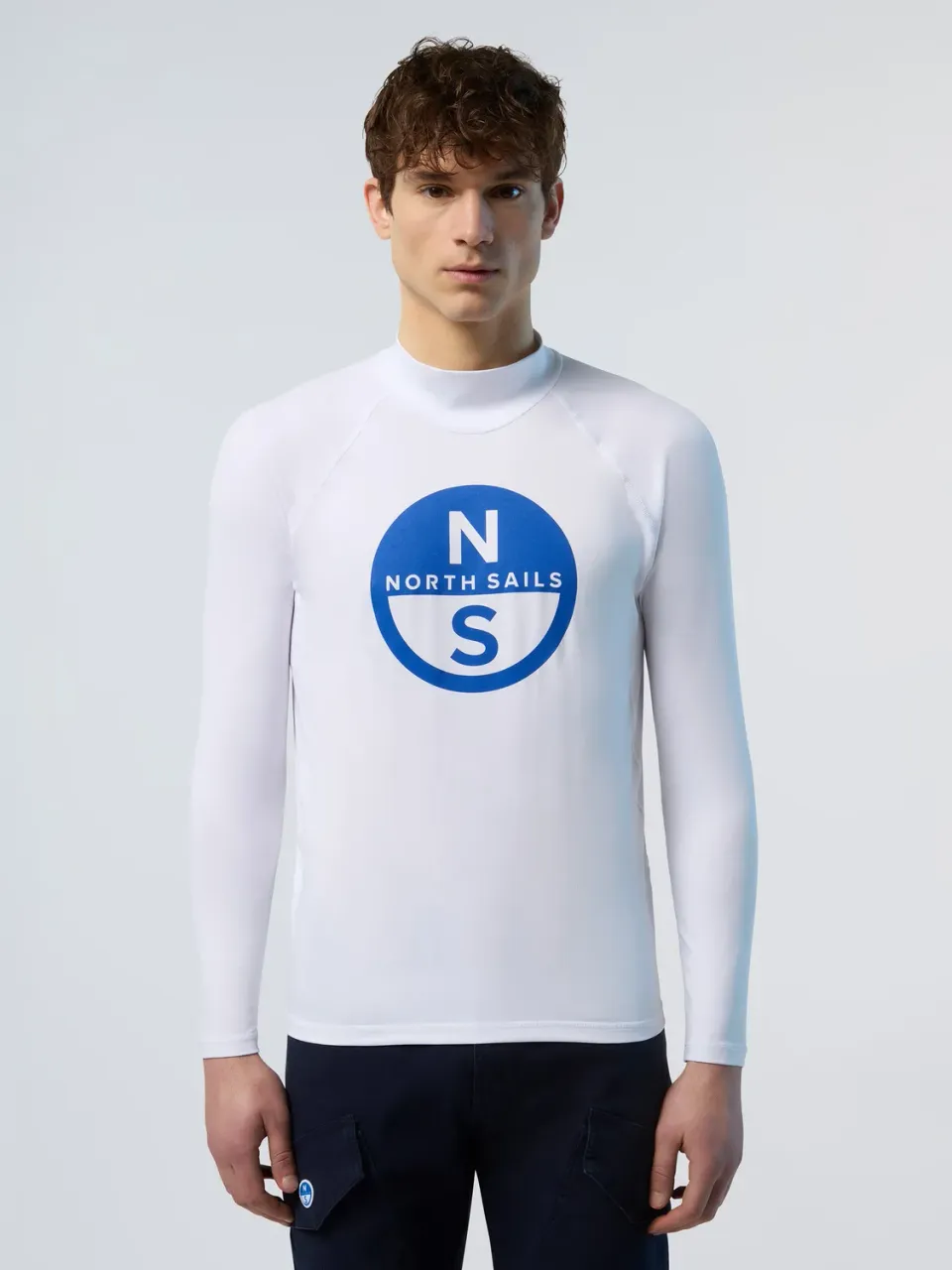 North Sails Rash Guard lycra manches longues blanc