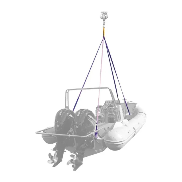 Osculati 500-550 système levage 4 bras sangles bateau