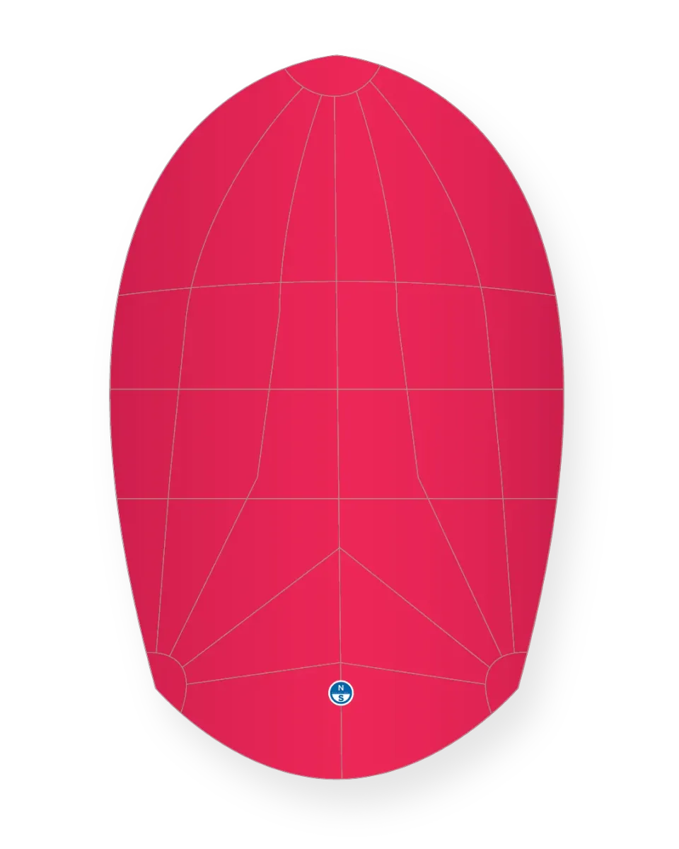 North Sails Fishers Island P-1 spinnaker nylon stable