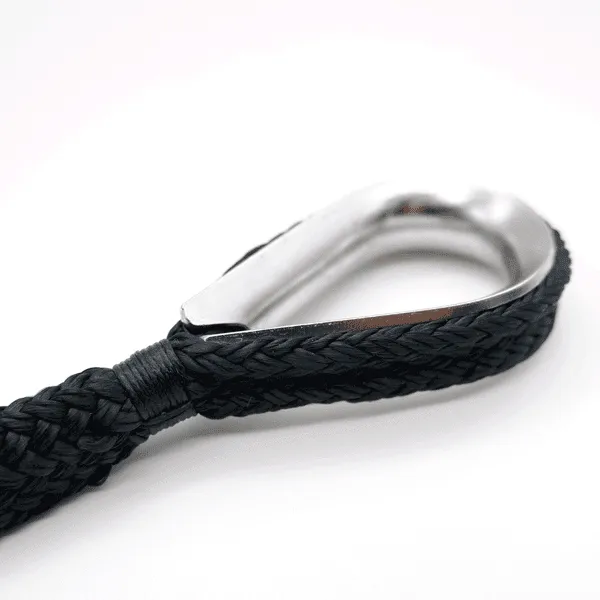 Ino-Rope Amarre tresse plate polyester cosse inox