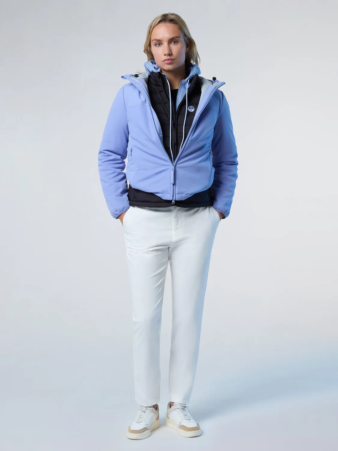 North Sails chino gabardine slim coton bio homme