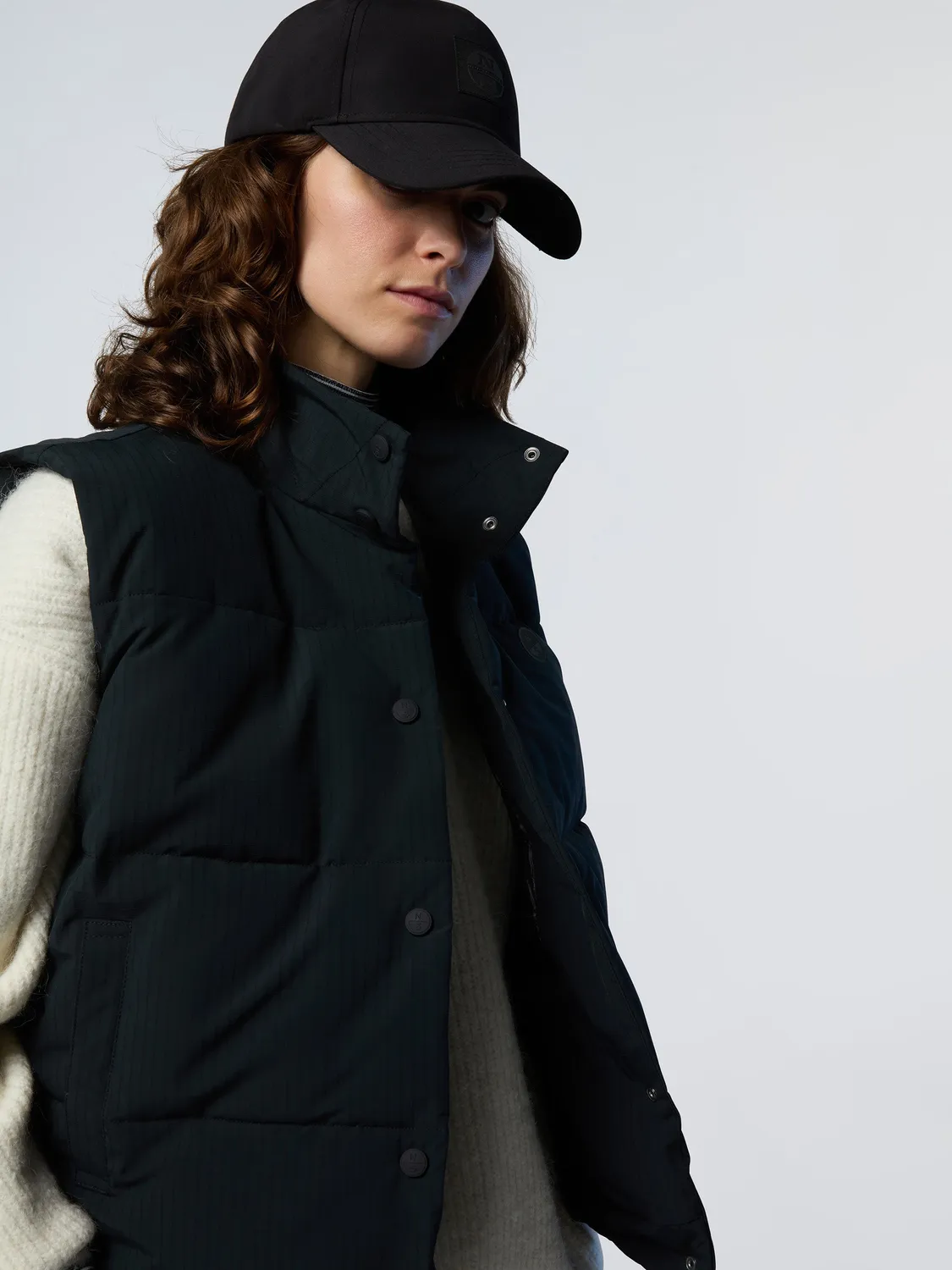 North Sails Fuego gilet femme noir léger