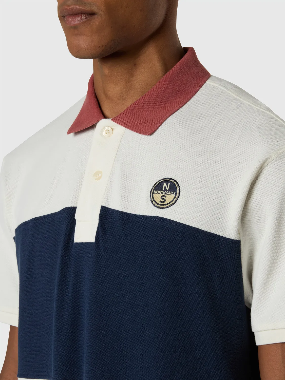North Sails Archive polo color-block combo 1