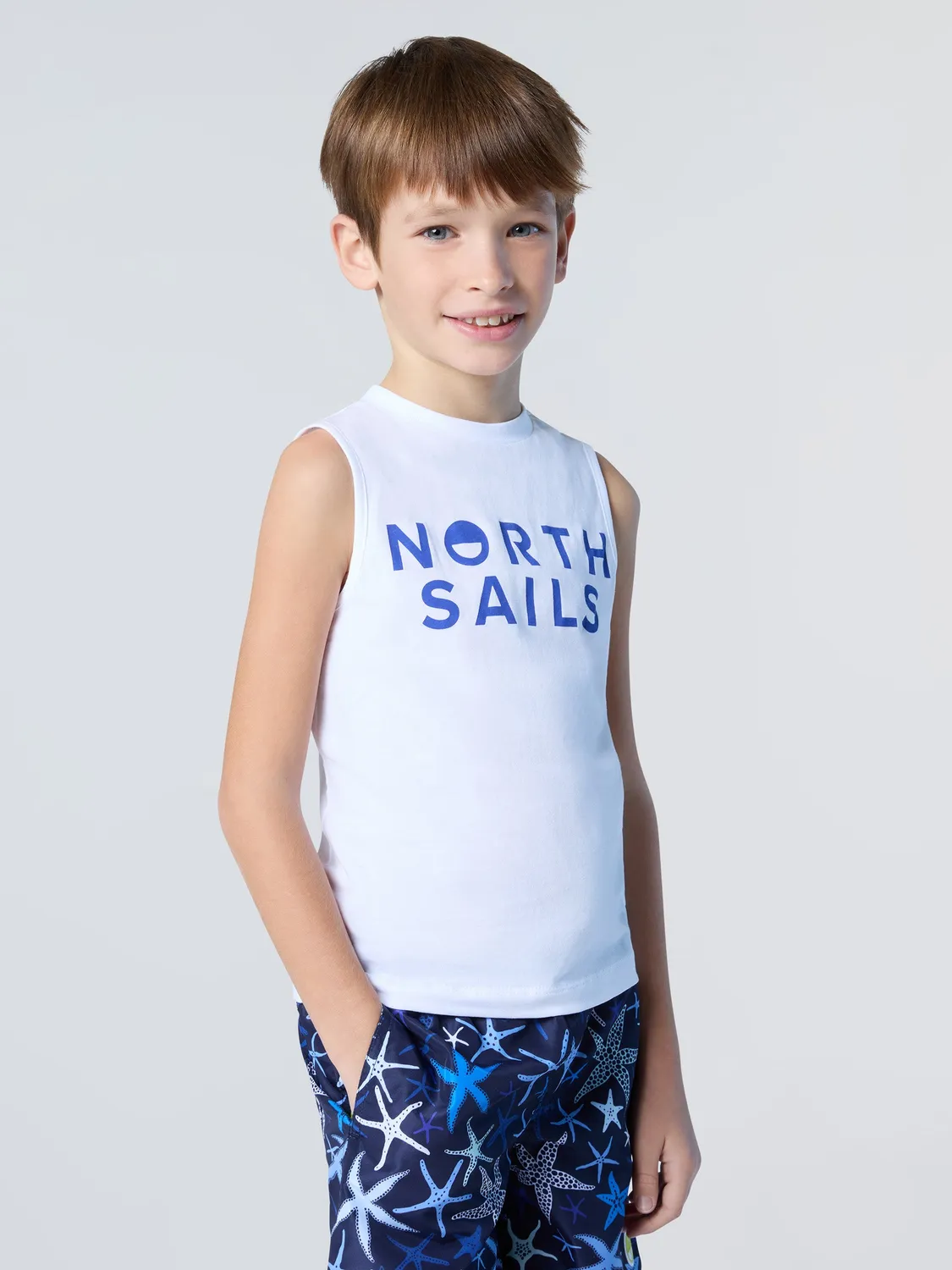North Sails Débardeur enfant logo surf blue