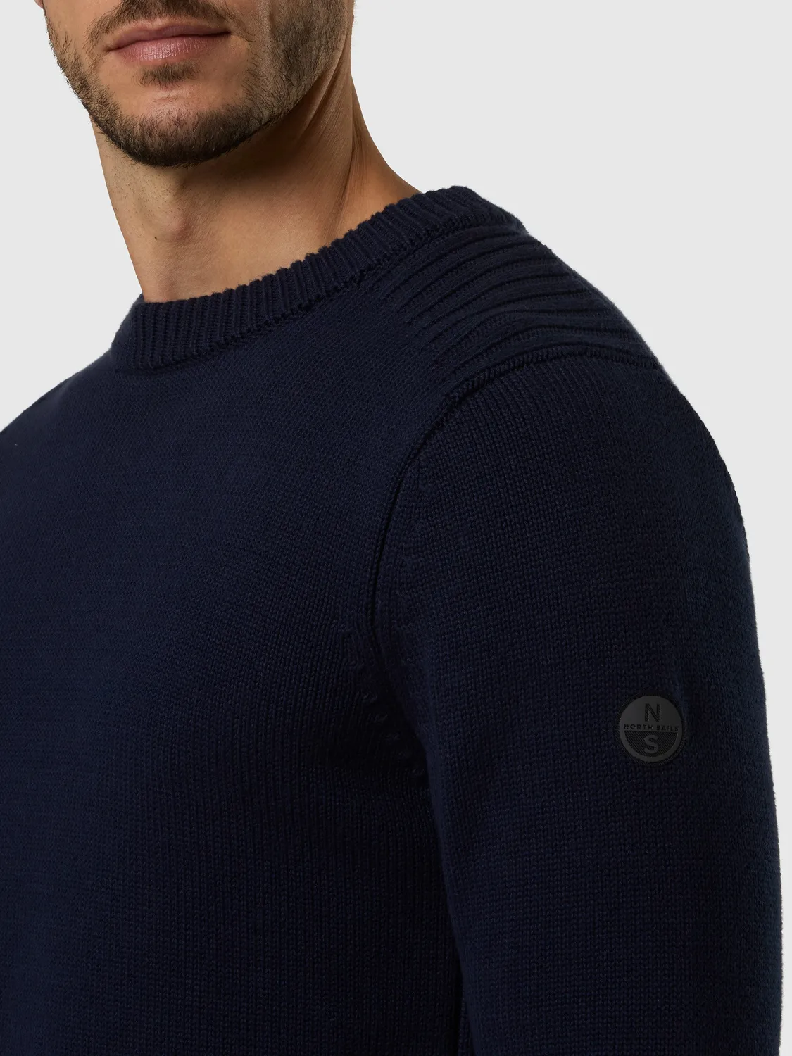 North Sails Chunky pull coton bio marine