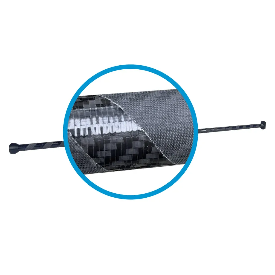 Optiparts T700 PRO 652512 stick Laser carbone 124 cm