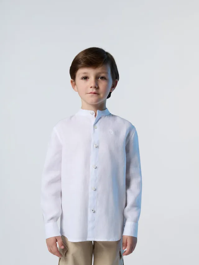 North Sails chemise enfant col mandarin lin européen