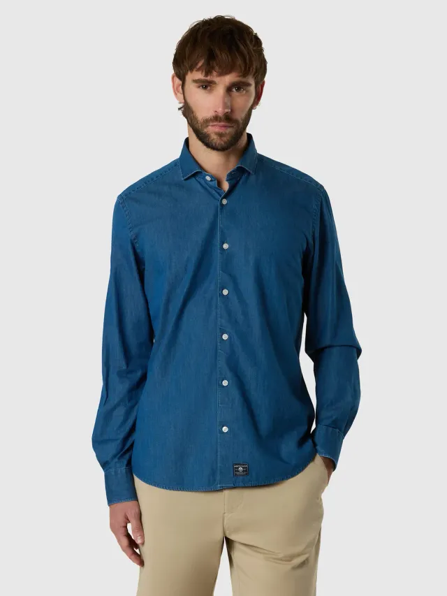 North Sails chemise denim col cutaway coton