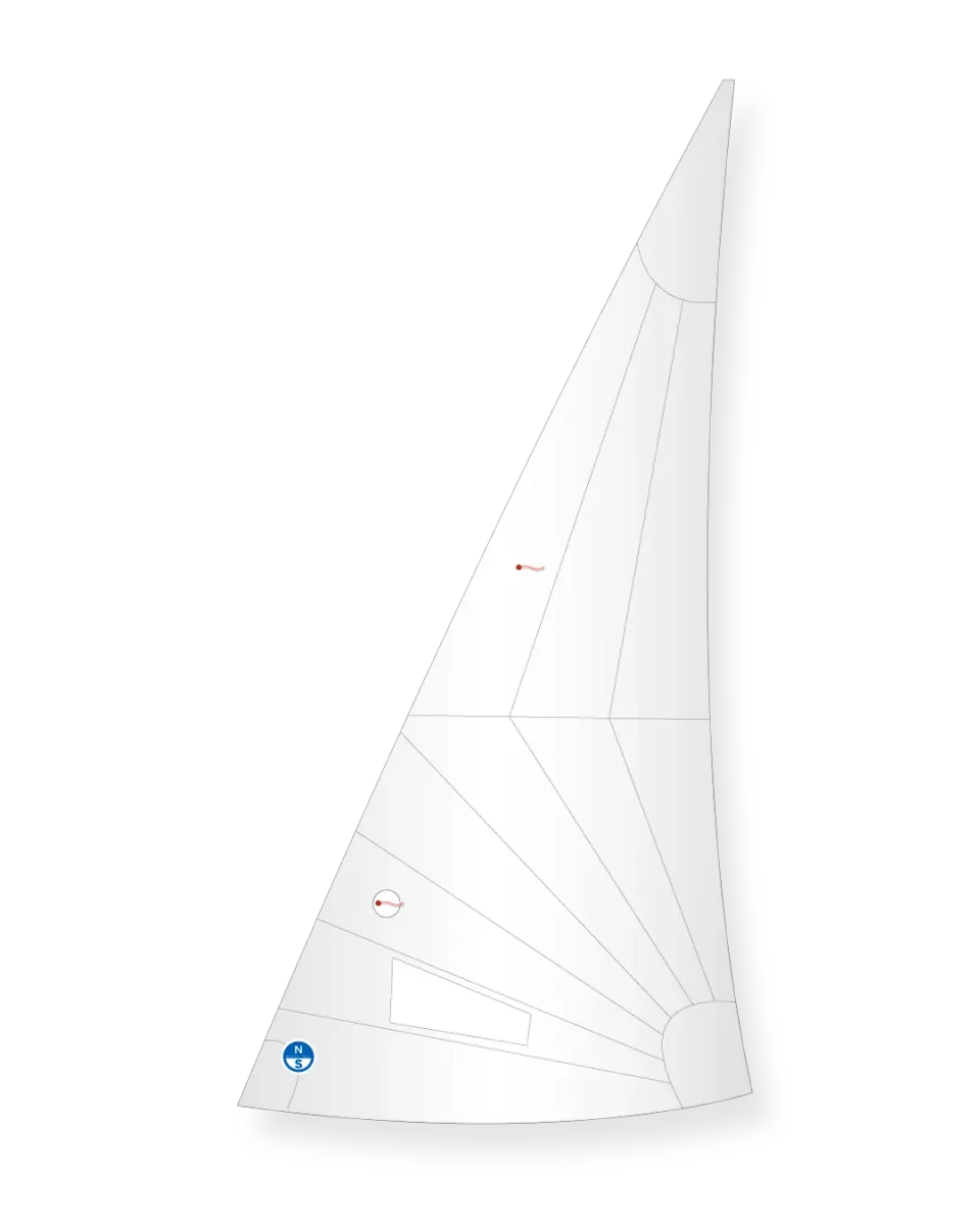 North Sails Johnson 18 foc radial Dacron régate