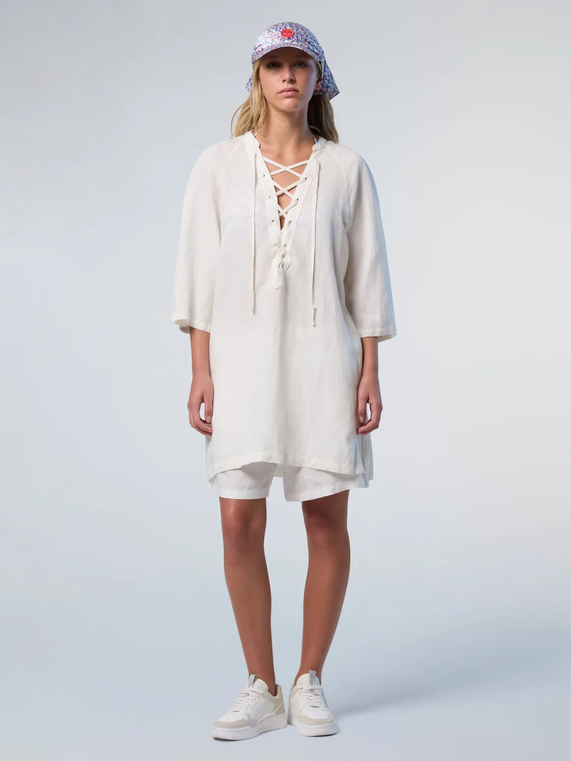 North Sails short large lin taille haute European Flax