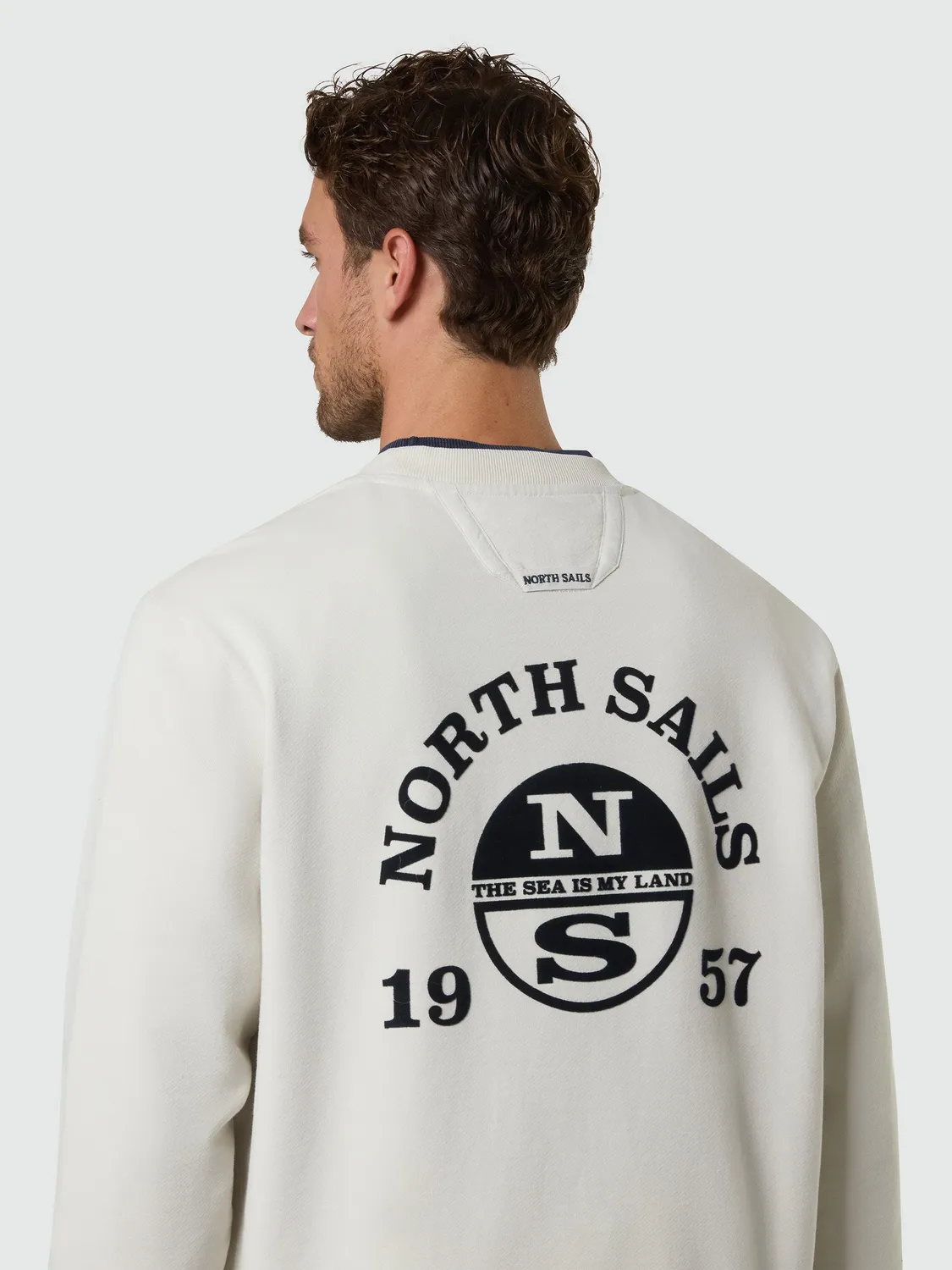North Sails Archive Sweat Oeillet White Onyx homme