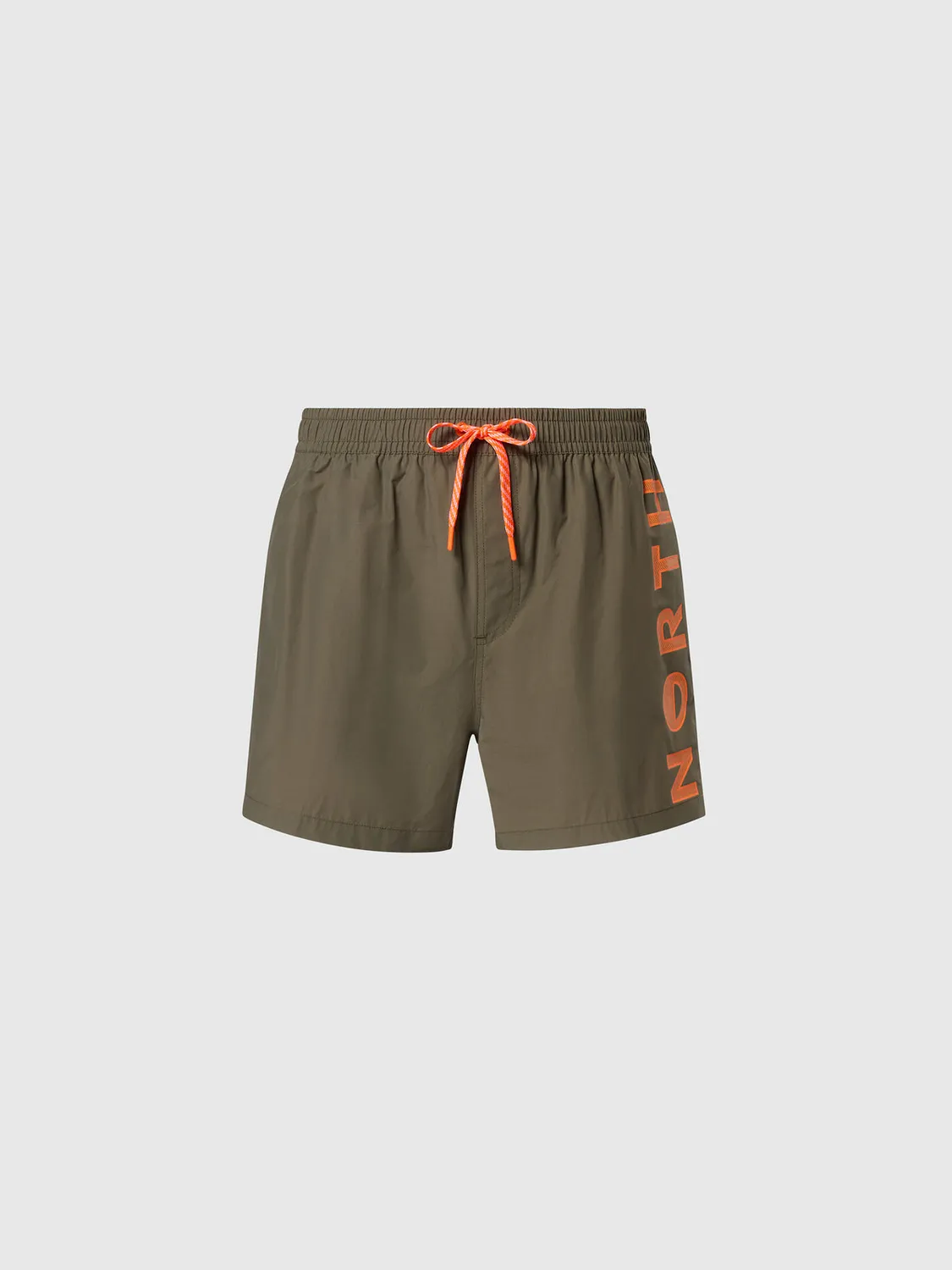 North Sails short bain imprimé vertical nylon recyclé