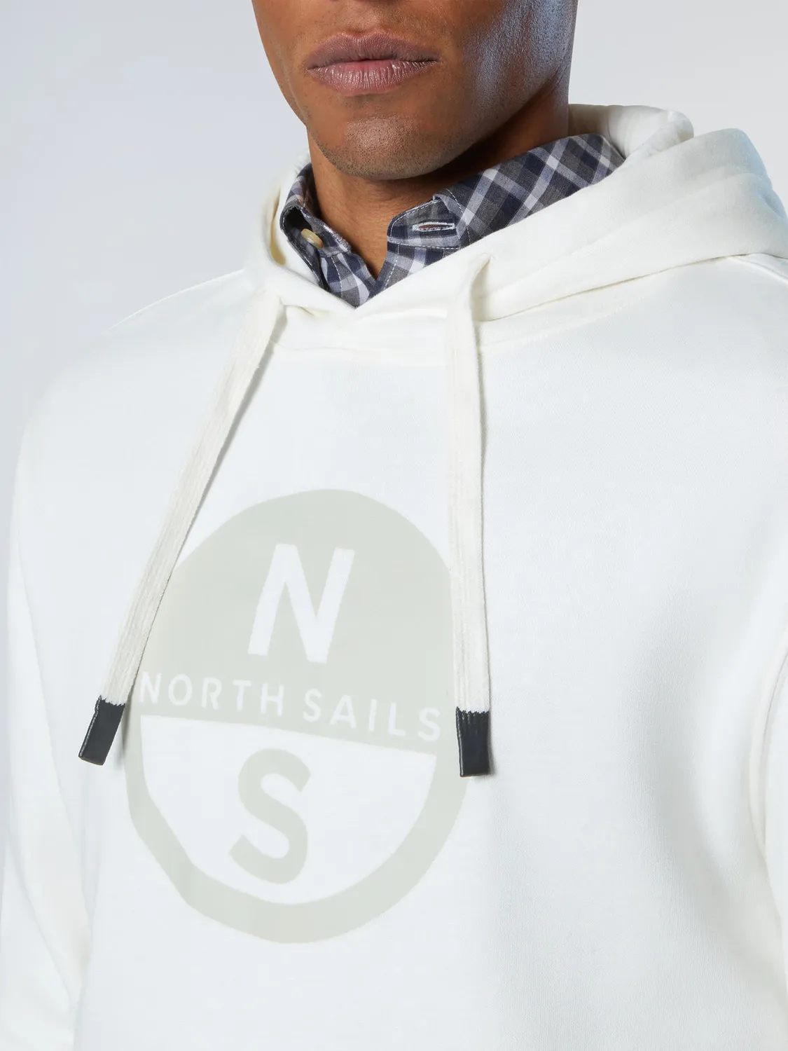 North Sails maxi logo sweat à capuche coton bio