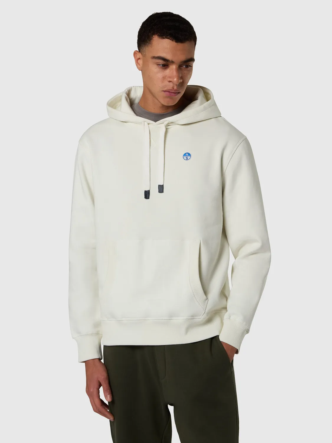 North Sails hoodie sweat capuche logo patch