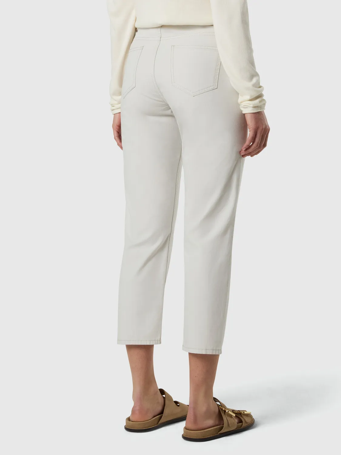North Sails pantalon 5 poches coton Tencel Marshmallow