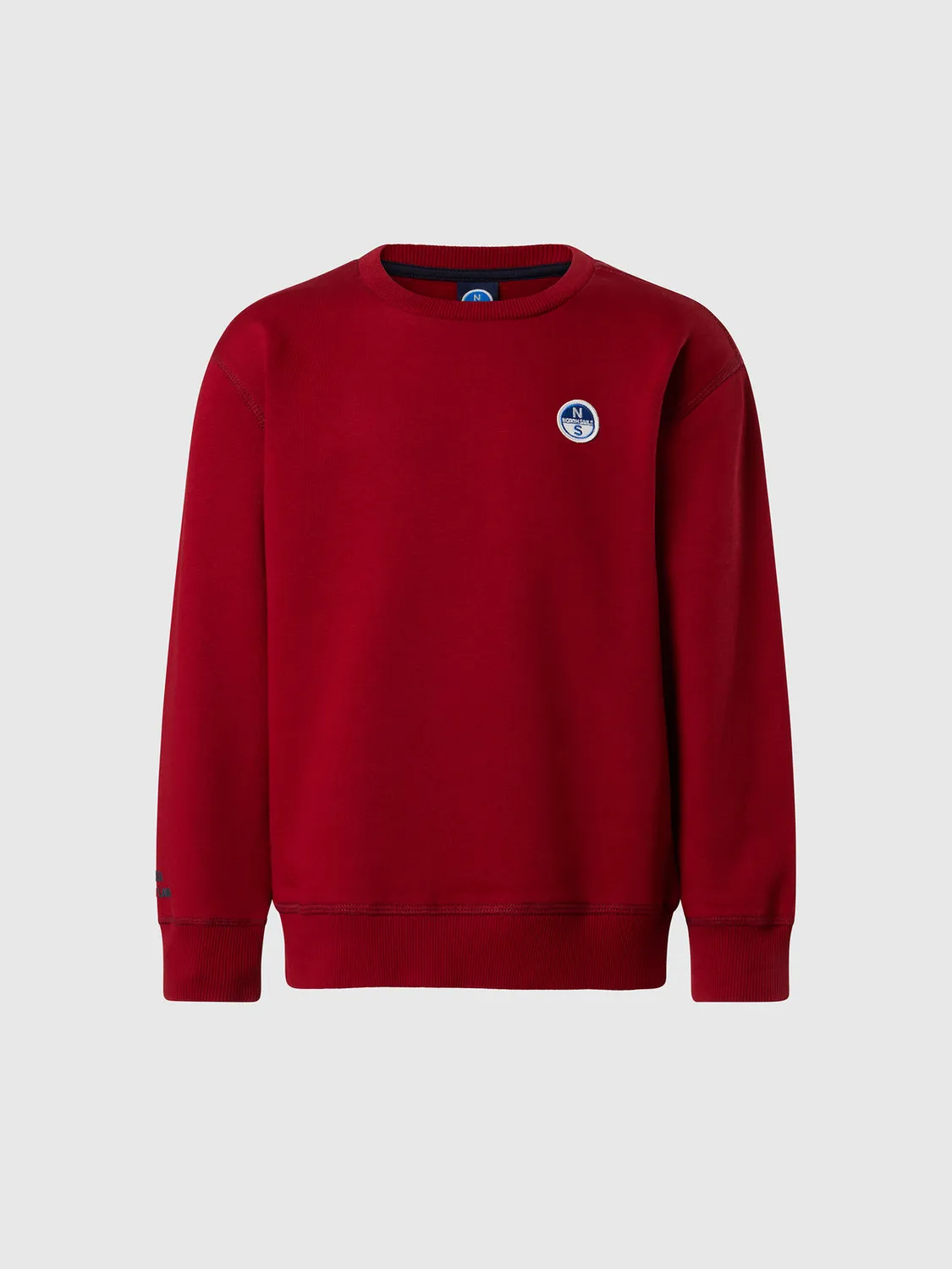 North Sails sweatshirt patch logo coton bio
