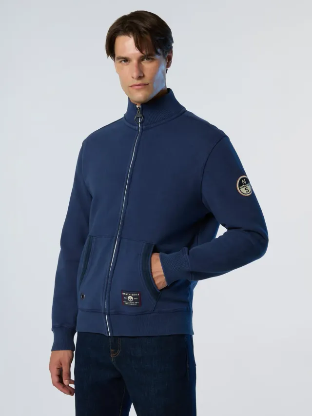 North Sails Archival sweat zippé coton bio