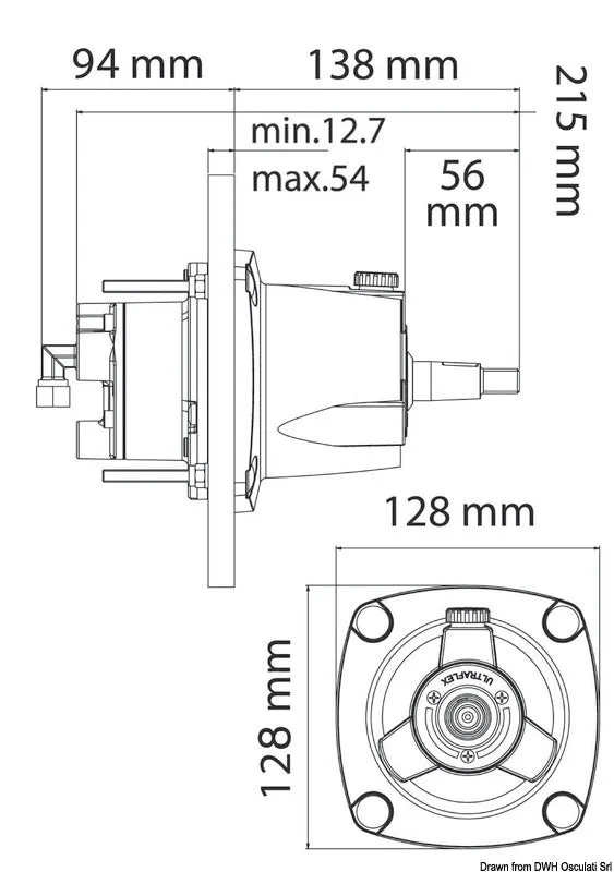 Ultraflex Gotech direction hydraulique hors-bord avant
