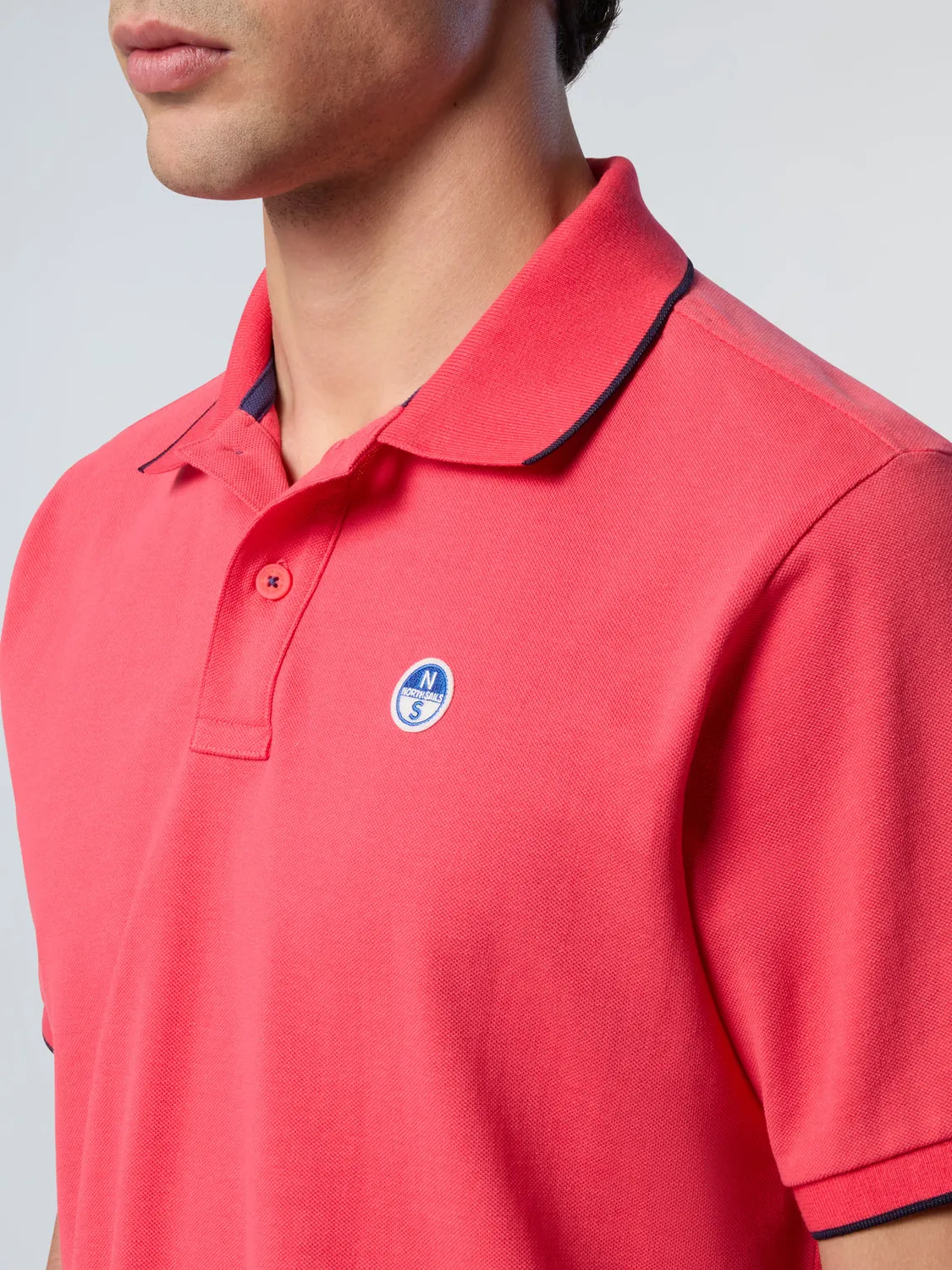 North Sails polo contrastes coton bio homme