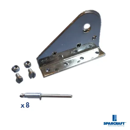 Sparcraft ferrure bas-étai 2 parties câble Ø8 S400-S622
