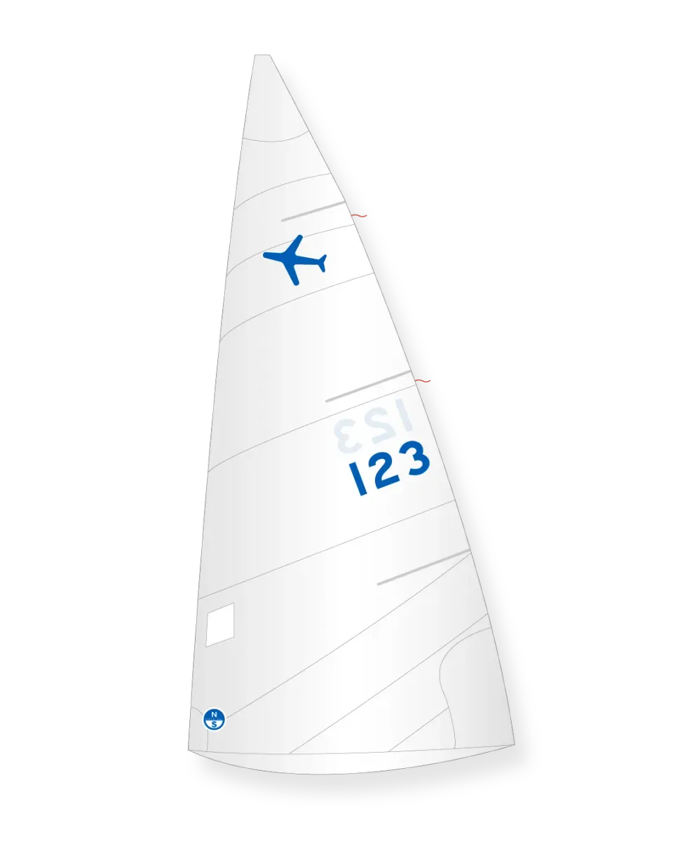 North Sails Jet 14 Fanned grand-voile Dacron